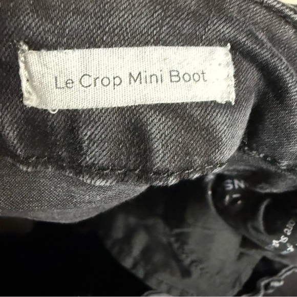 Frame Black Le Crop Mini Boot Jean - Picture 10 of 16